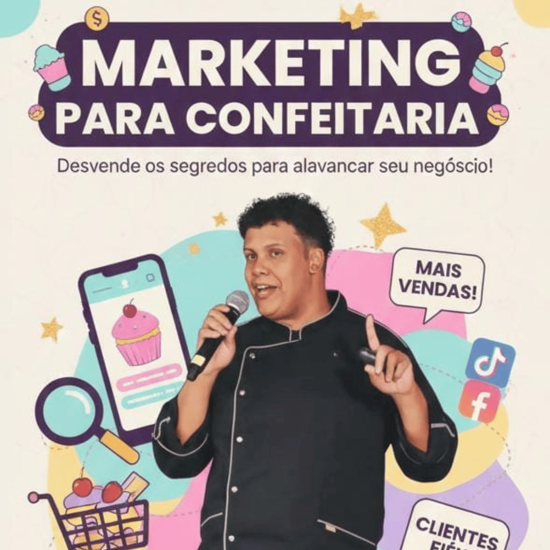 Curso Marketing para Confeitaria 27/01/26 13h30 às 17h